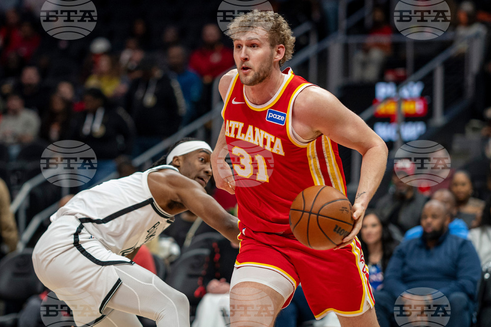 Nets Hawks Basketball