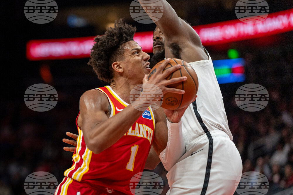 Nets Hawks Basketball