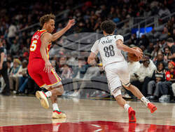 Nets Hawks Basketball