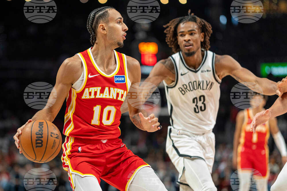 Nets Hawks Basketball