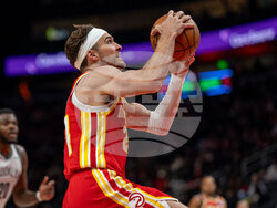 Nets Hawks Basketball