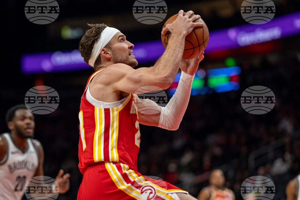 Nets Hawks Basketball