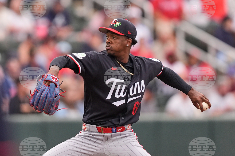 Twins Braves Spring Baseball