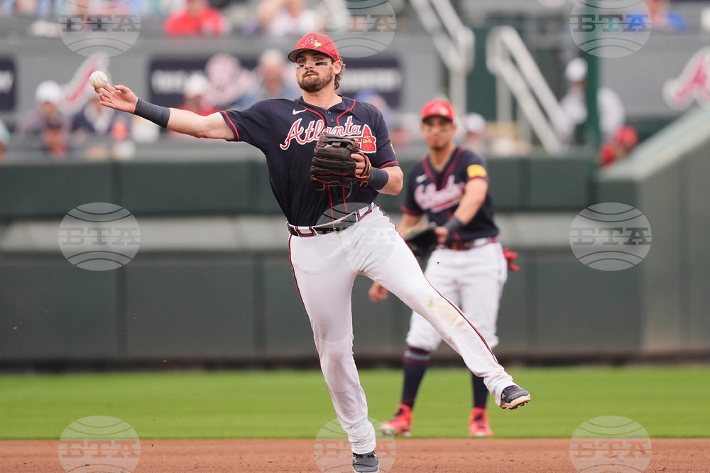 Twins Braves Spring Baseball