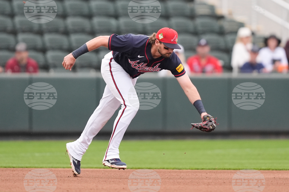Twins Braves Spring Baseball