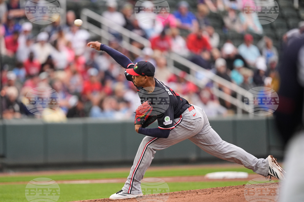Twins Braves Spring Baseball