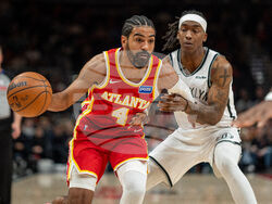 Nets Hawks Basketball