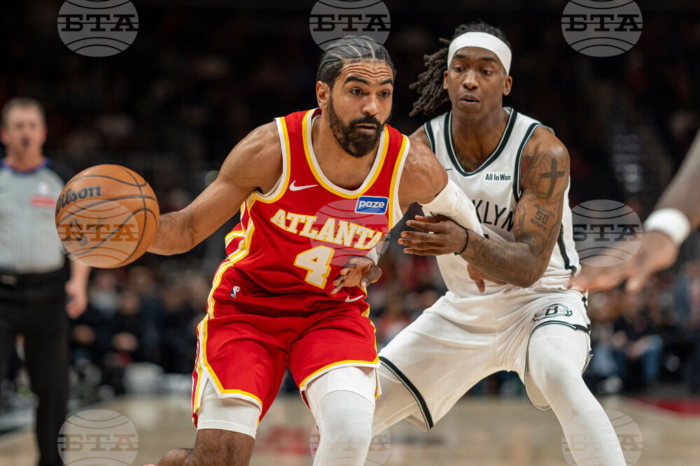 Nets Hawks Basketball