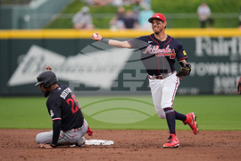 Twins Braves Spring Baseball