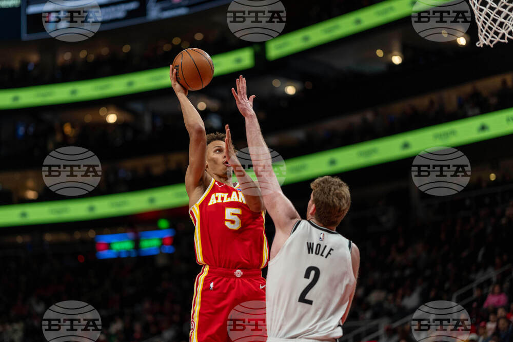 Nets Hawks Basketball