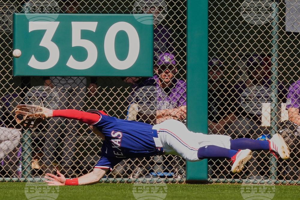 Rockies Rangers Spring Baseball