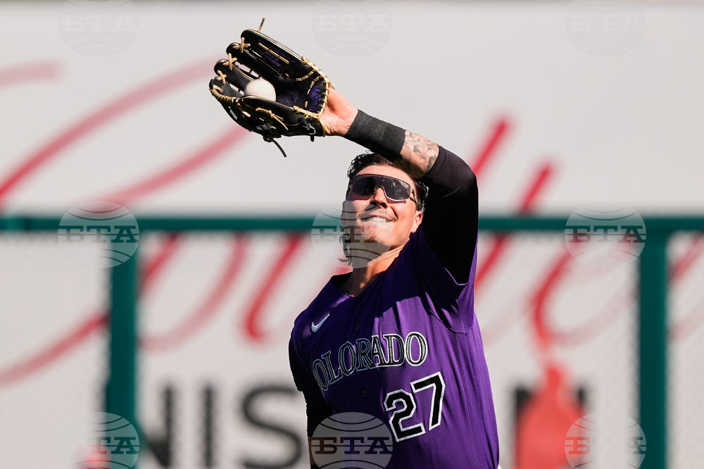 Rockies Rangers Spring Baseball