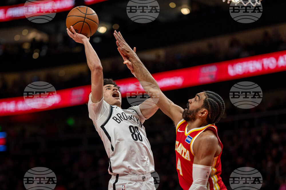 Nets Hawks Basketball