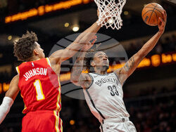 Nets Hawks Basketball