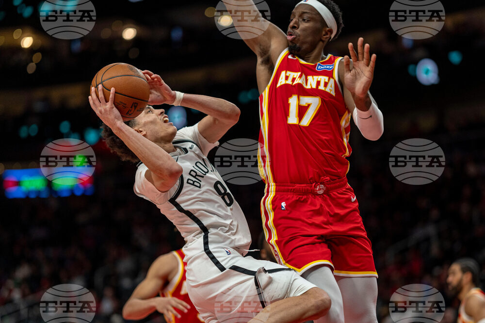 Nets Hawks Basketball