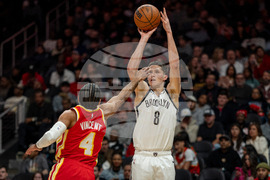 Nets Hawks Basketball