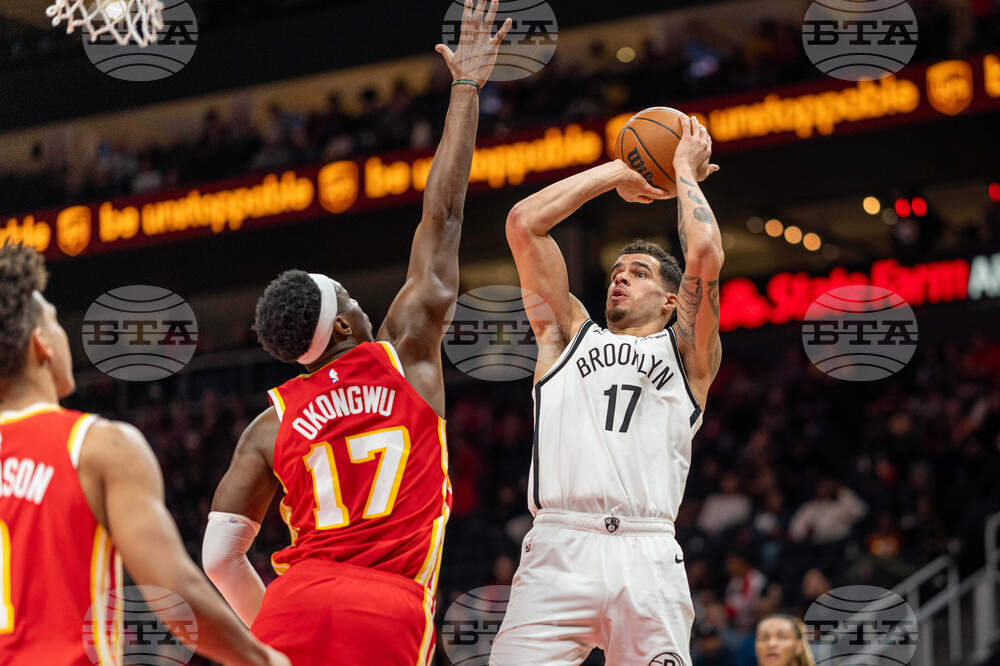 Nets Hawks Basketball
