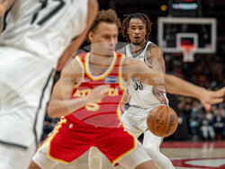 Nets Hawks Basketball