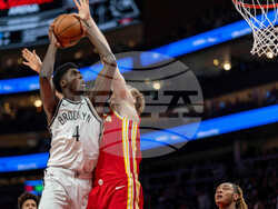 Nets Hawks Basketball