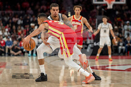 Nets Hawks Basketball