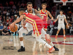 Nets Hawks Basketball