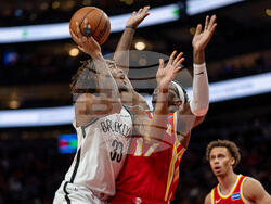 Nets Hawks Basketball
