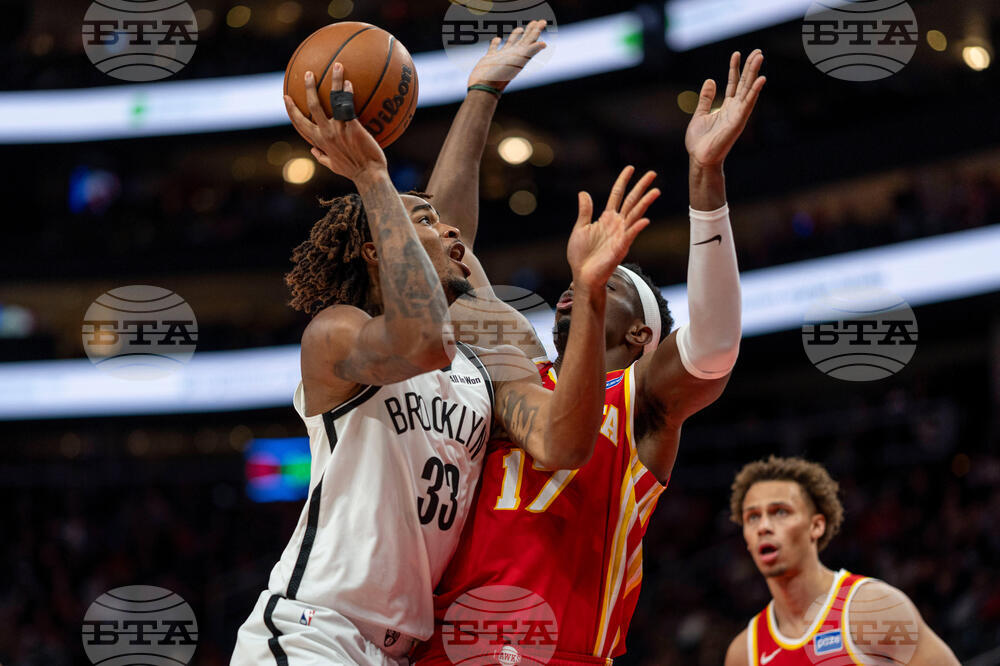 Nets Hawks Basketball