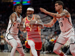 Nets Hawks Basketball