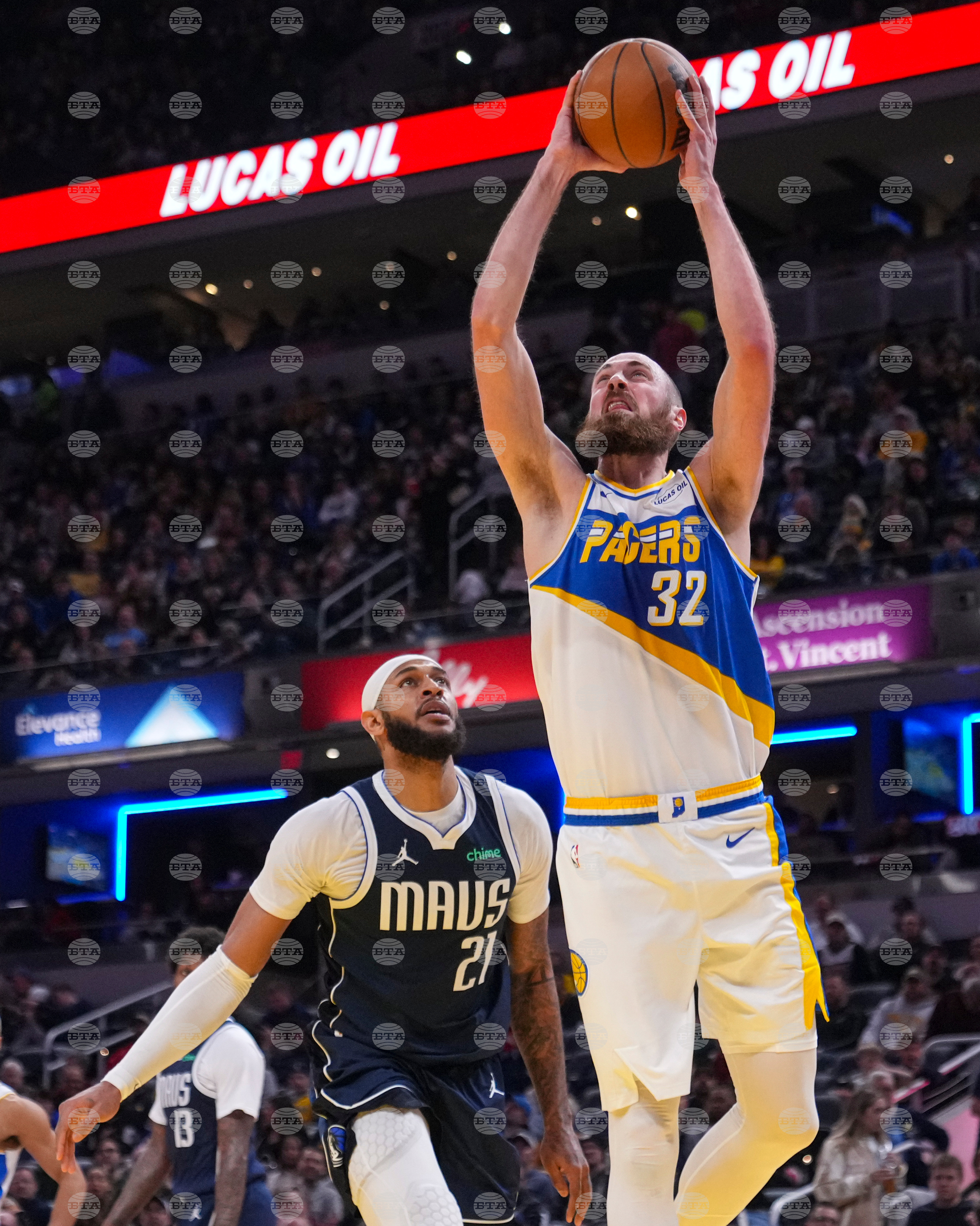 Mavericks Pacers Basketball