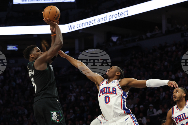 76ers Timberwolves Basketball