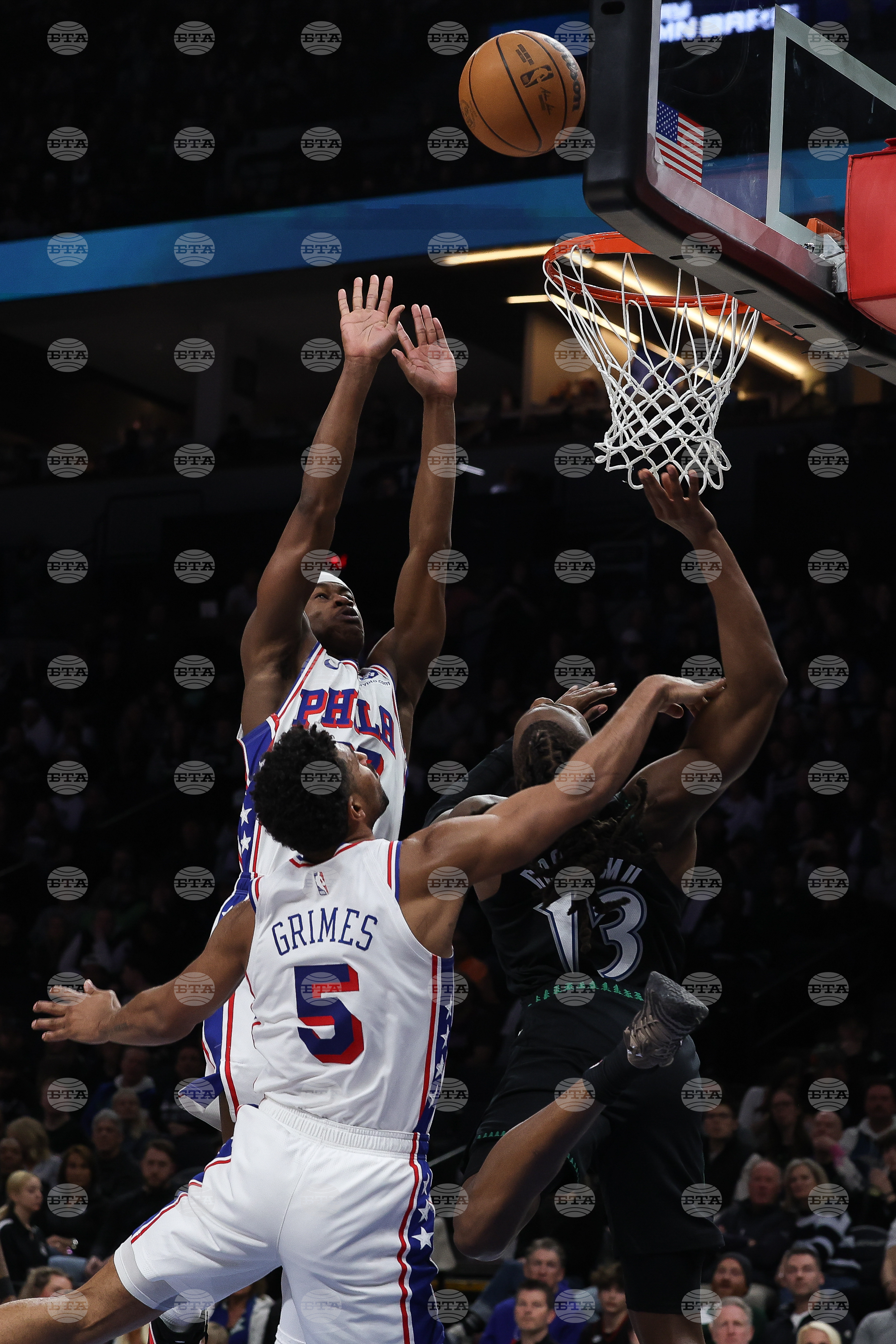 76ers Timberwolves Basketball