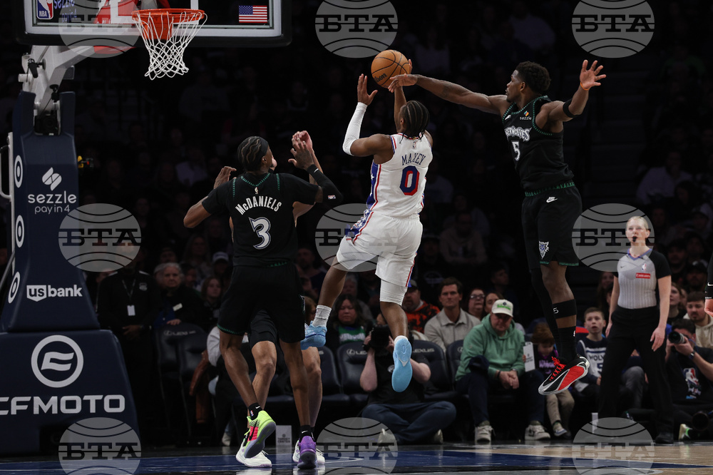 76ers Timberwolves Basketball