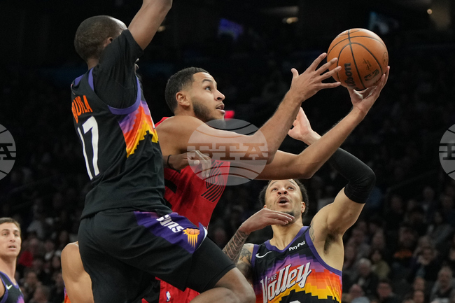 Trail Blazers Suns Basketball