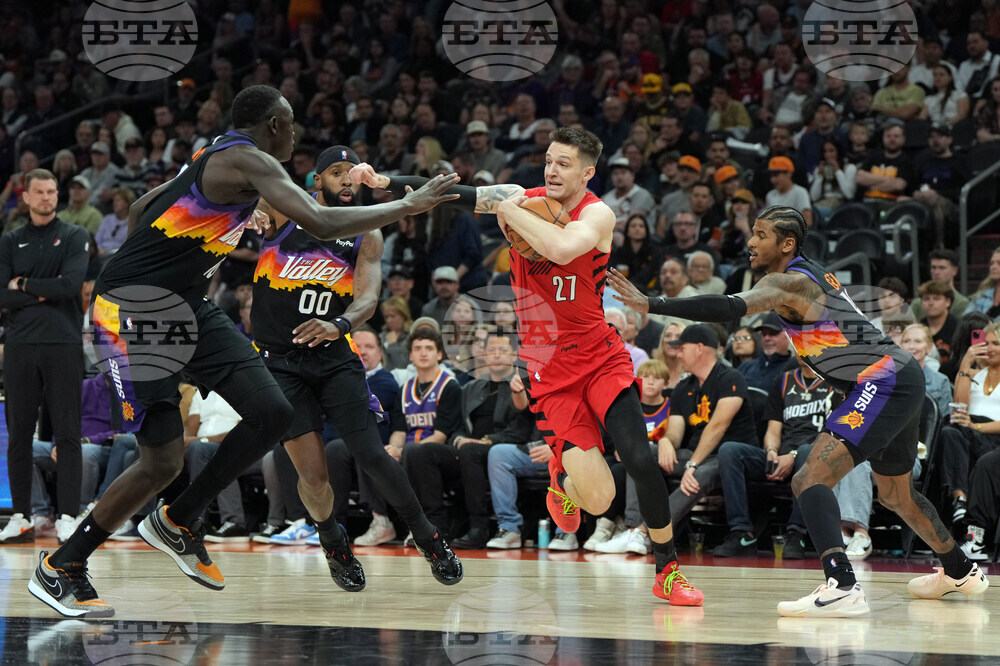 Trail Blazers Suns Basketball