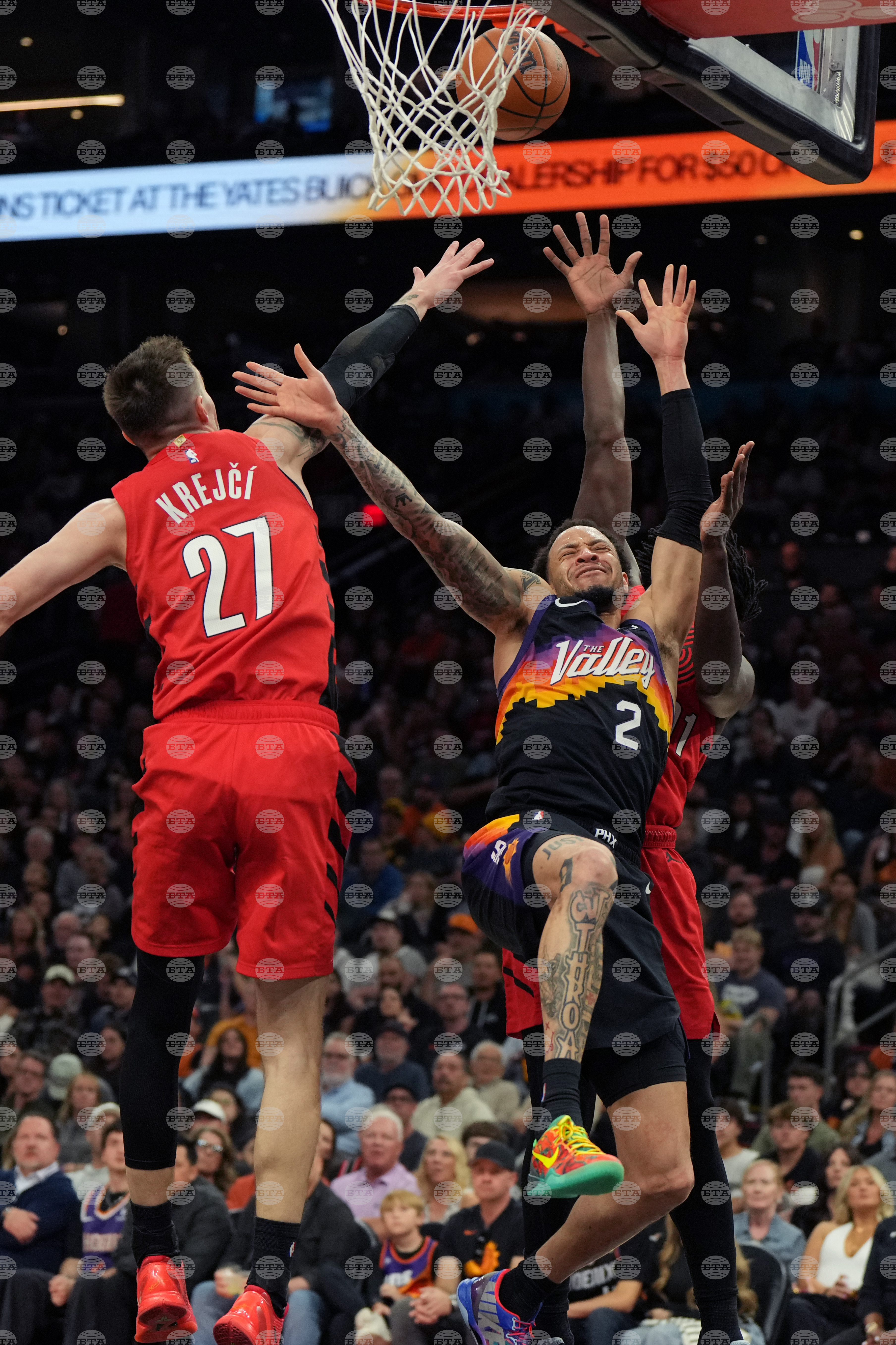 Trail Blazers Suns Basketball