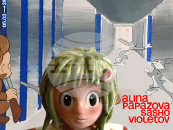 Изложбата Doomscrolling на Алина Папазова и Сашо Виолетов. Снимка: Галерия Little Bird Place 