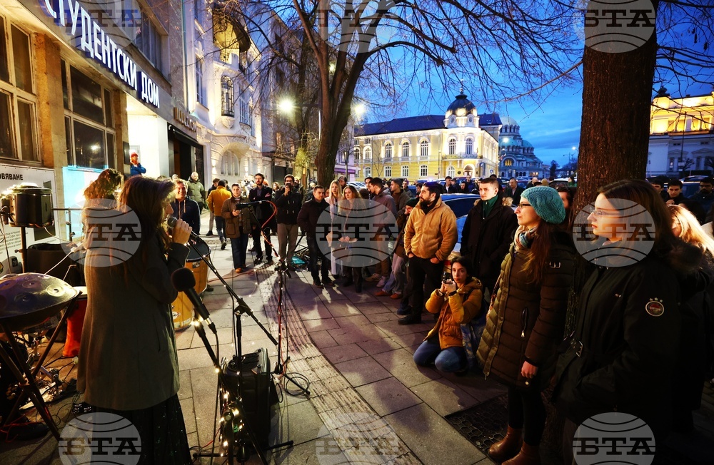Национален студентски дом - театрално студио "Студентина" - протест