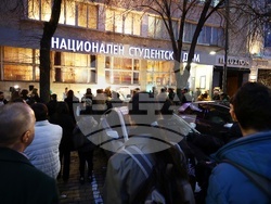 Национален студентски дом - театрално студио "Студентина" - протест