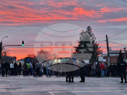 Протест срещу неспазването на правилата за движение по пътищата