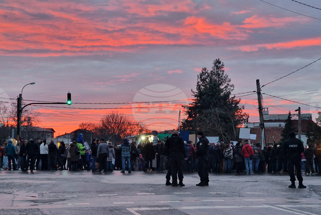 Протест срещу неспазването на правилата за движение по пътищата