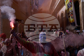 APTOPIX Greece Flour War