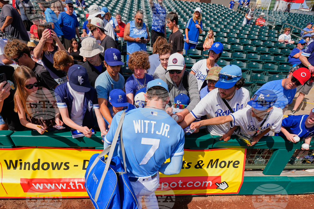 Cubs Royals Spring Baseball