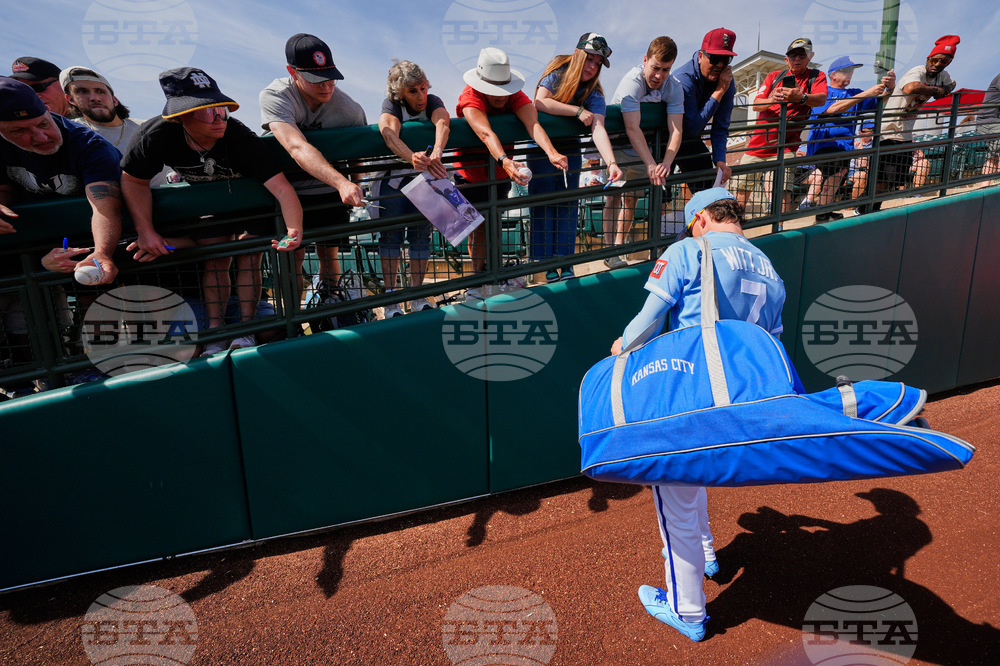 Cubs Royals Spring Baseball