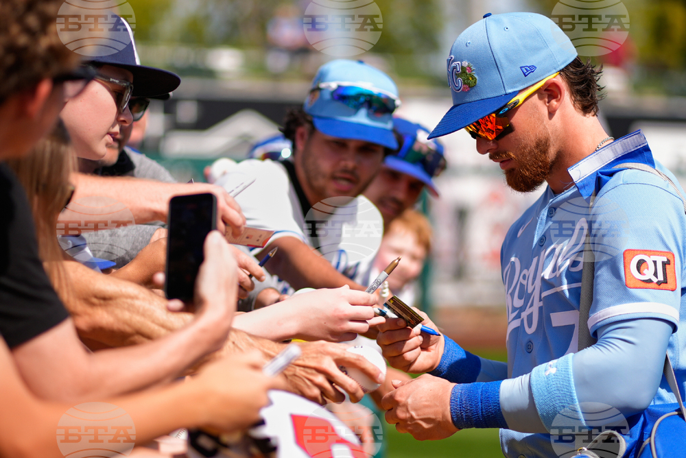 Cubs Royals Spring Baseball