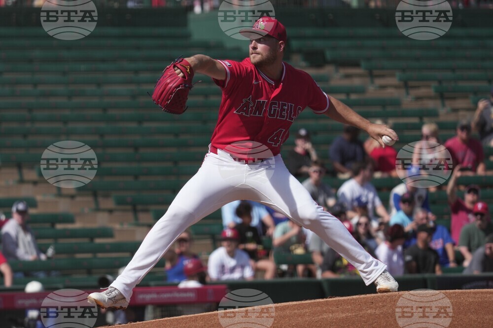 Rangers Angels Spring Baseball