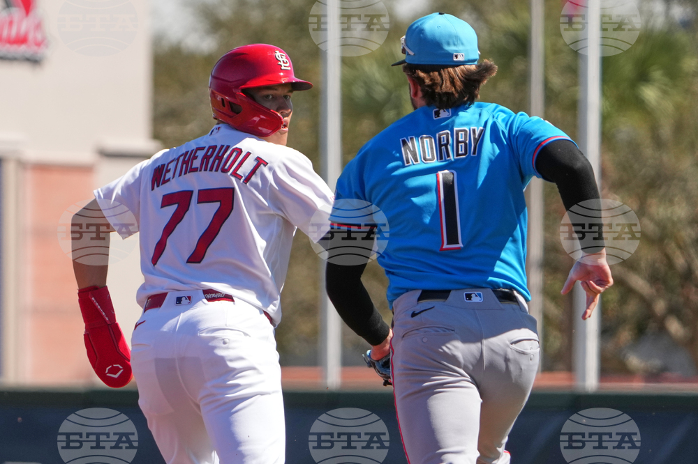 Marlins Cardinals Spring Baseball
