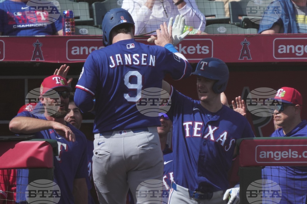 Rangers Angels Spring Baseball