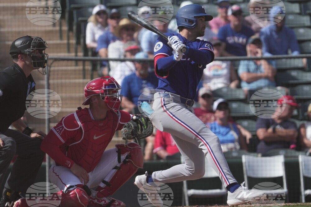 Rangers Angels Spring Baseball