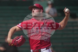 Rangers Angels Spring Baseball