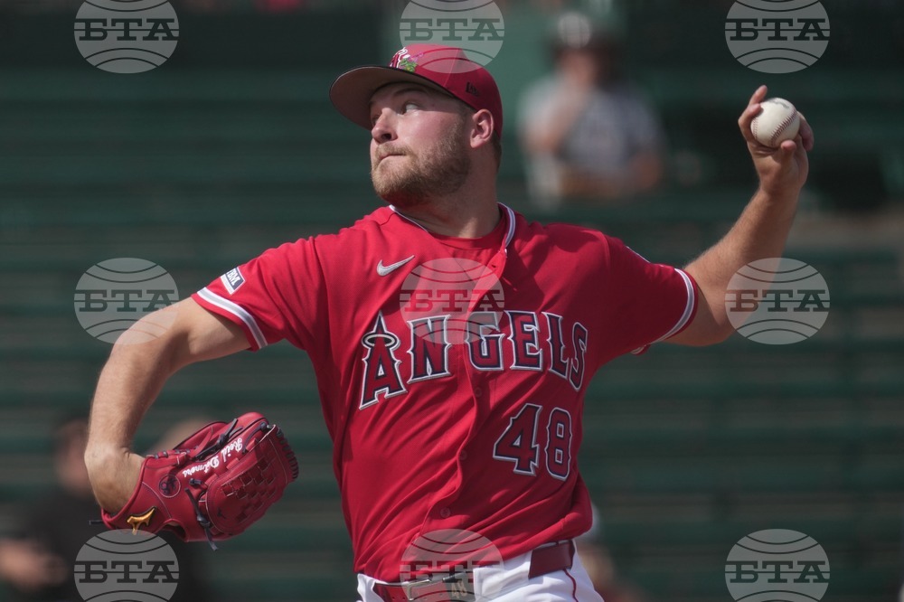 Rangers Angels Spring Baseball